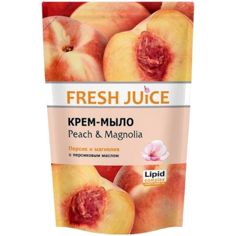 Мило рідке Fresh Juice Персик та магнолія, 0,46 л